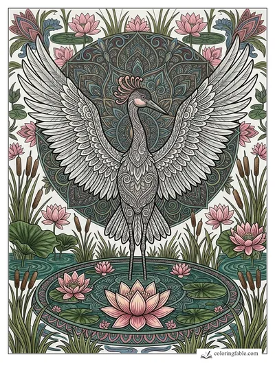 Colored example of this coloring page