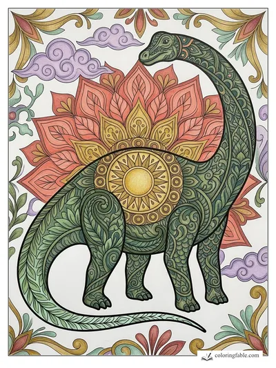 Colored example of this coloring page