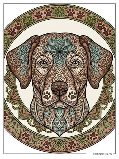 Colored example of this coloring page