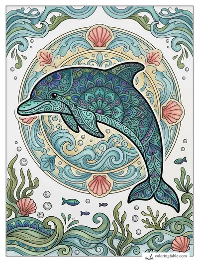 Colored example of this coloring page