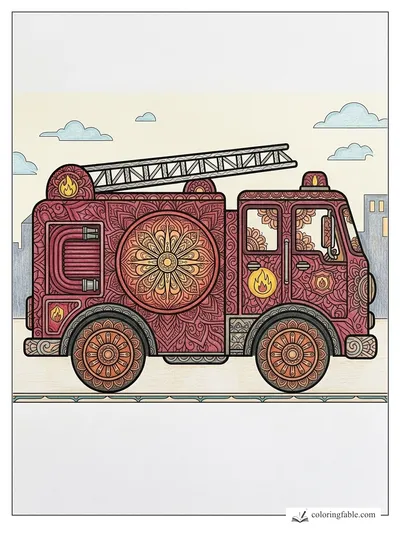 Colored example of this coloring page