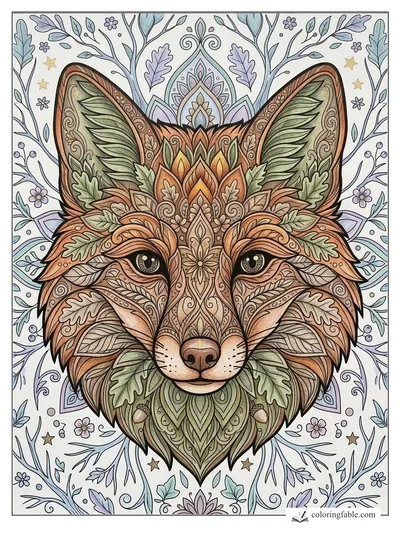 Colored example of this coloring page