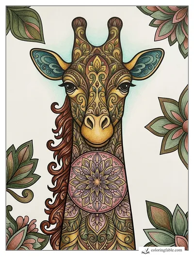 Colored example of this coloring page