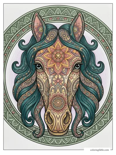 Colored example of this coloring page