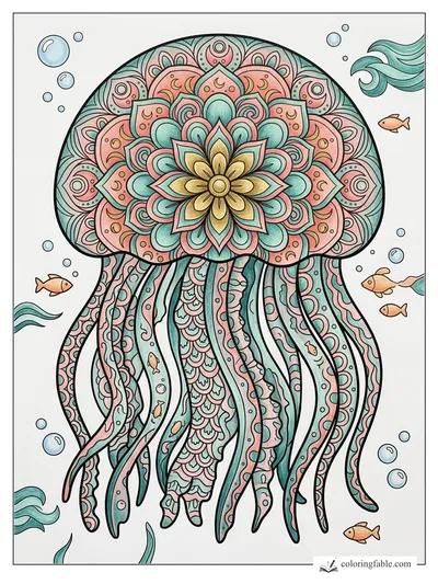 Colored example of this coloring page