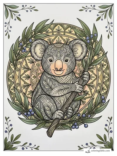 Colored example of this coloring page