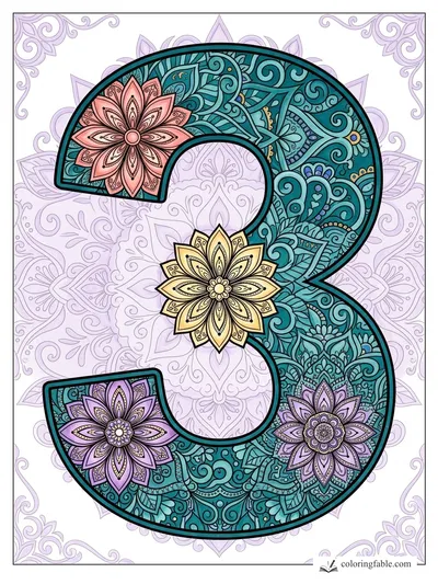 Colored example of this coloring page