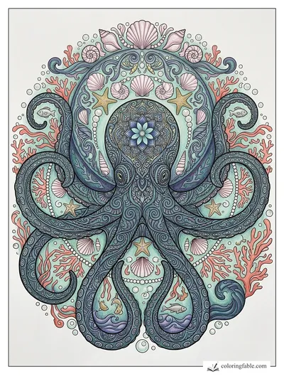 Colored example of this coloring page
