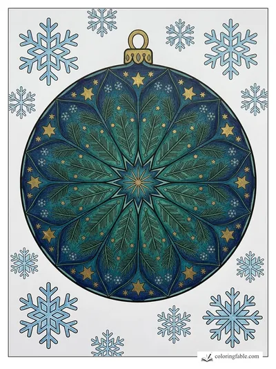 Colored example of this coloring page