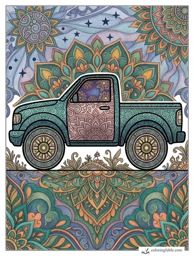 Colored example of this coloring page