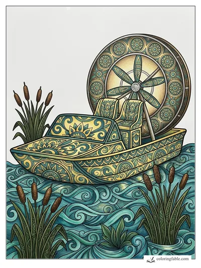 Colored example of this coloring page