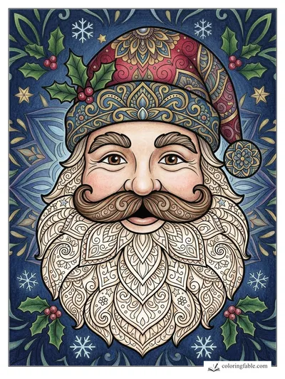 Colored example of this coloring page