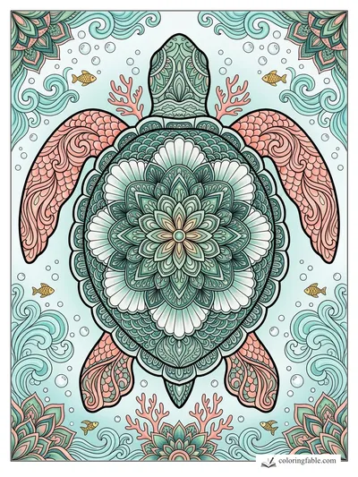 Colored example of this coloring page