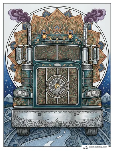 Colored example of this coloring page
