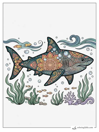 Colored example of this coloring page