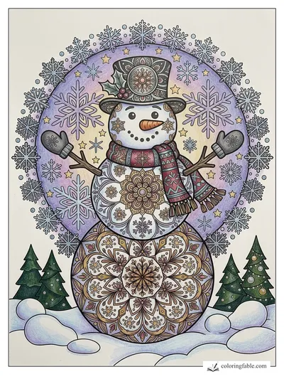 Colored example of this coloring page