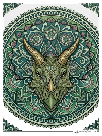 Colored example of this coloring page