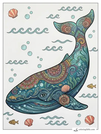 Colored example of this coloring page