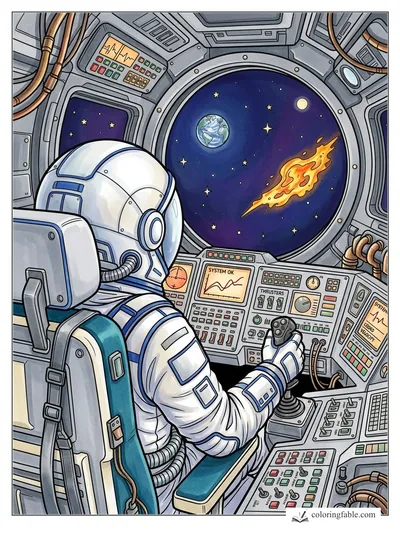 Colored example of this coloring page