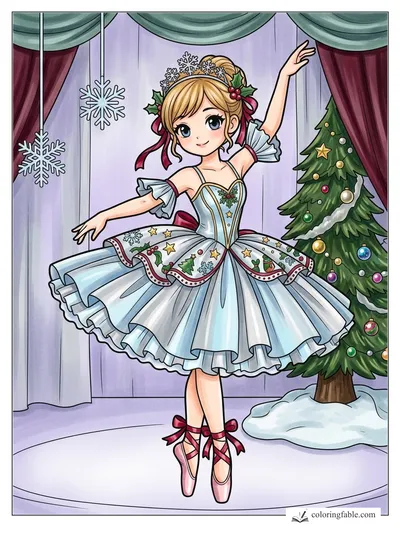 Colored example of this coloring page