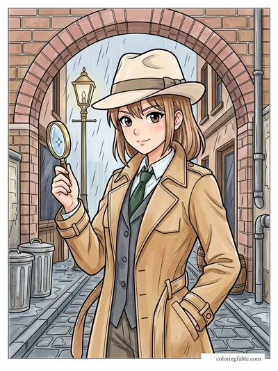Colored example of this coloring page