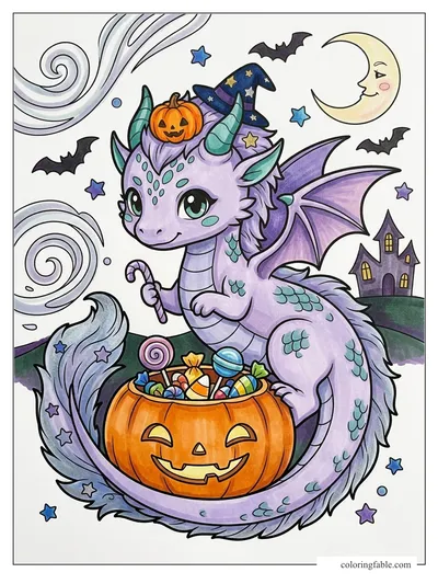 Colored example of this coloring page