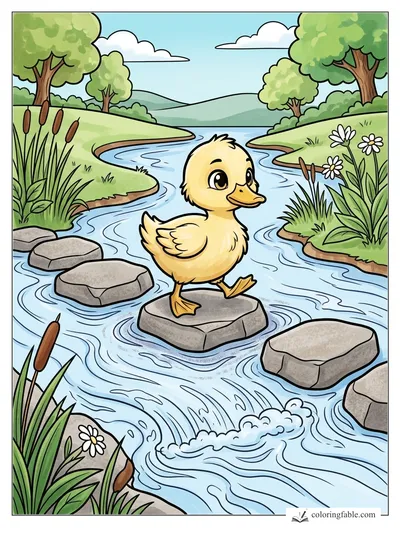 Colored example of this coloring page