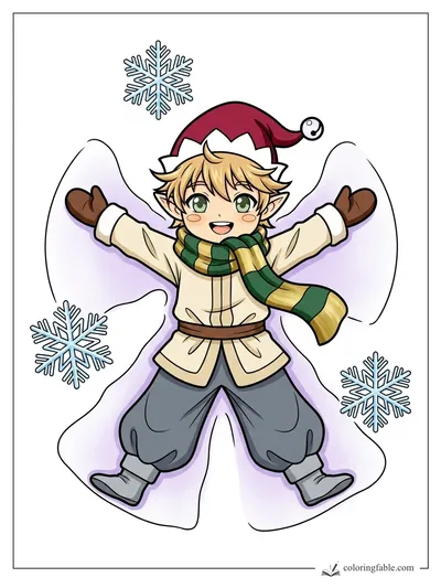 Colored example of this coloring page