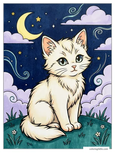 Colored example of this coloring page