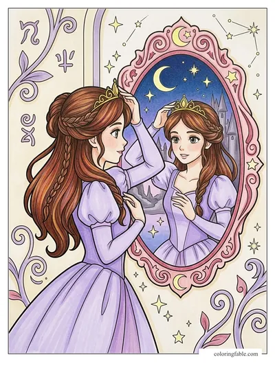 Colored example of this coloring page