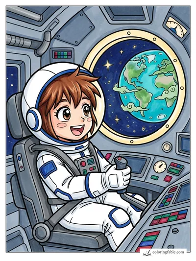 Colored example of this coloring page
