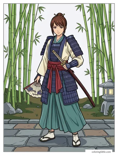 Colored example of this coloring page