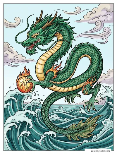 Colored example of this coloring page