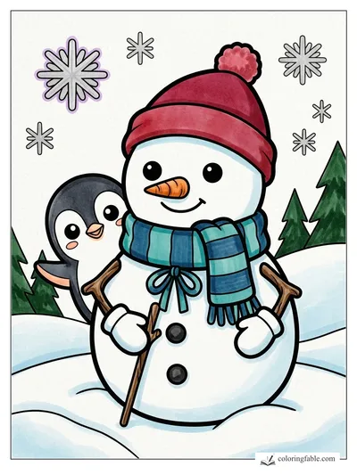 Colored example of this coloring page