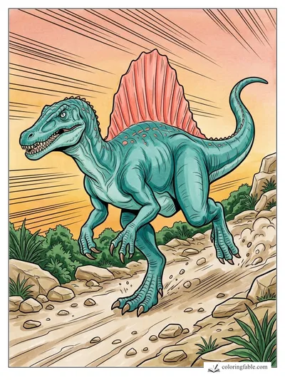 Colored example of this coloring page