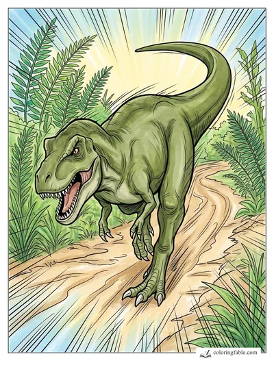 Colored example of this coloring page