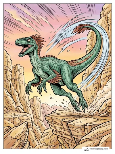 Colored example of this coloring page