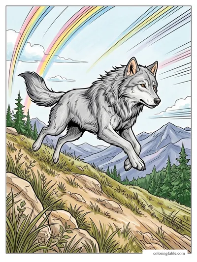 Colored example of this coloring page