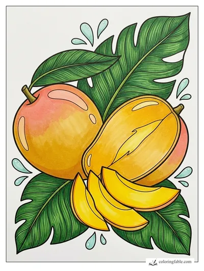 Colored example of this coloring page