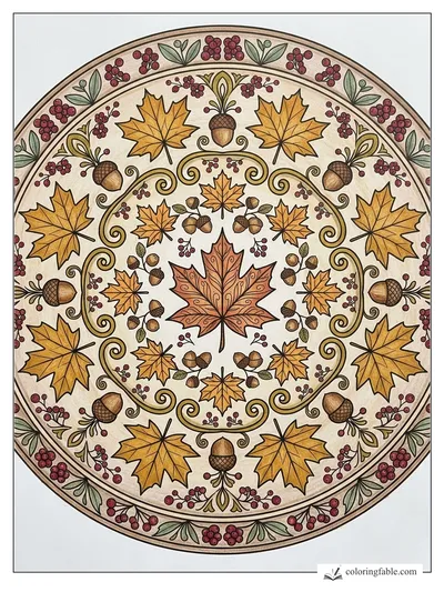 Colored example of this coloring page