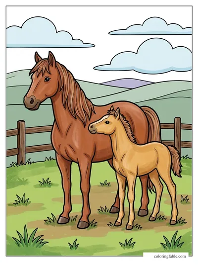 Colored example of this coloring page