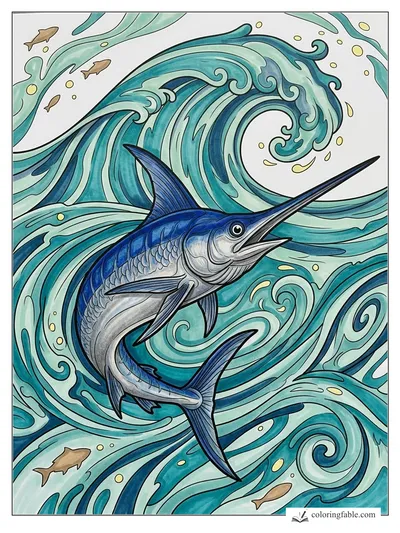 Colored example of this coloring page