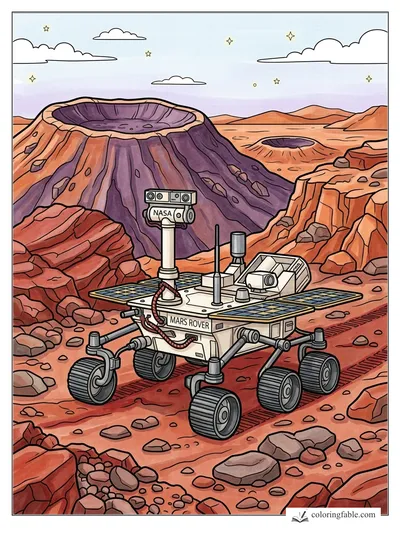 Colored example of this coloring page