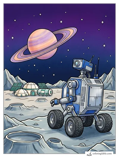Colored example of this coloring page