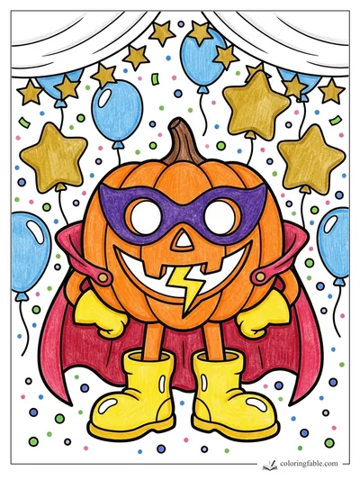 Colored example of this coloring page