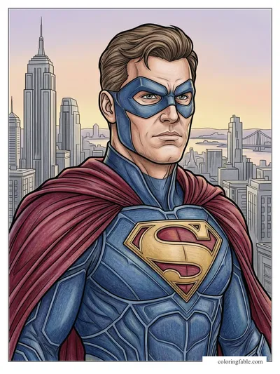 Colored example of this coloring page