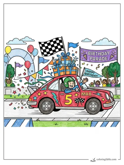 Colored example of this coloring page
