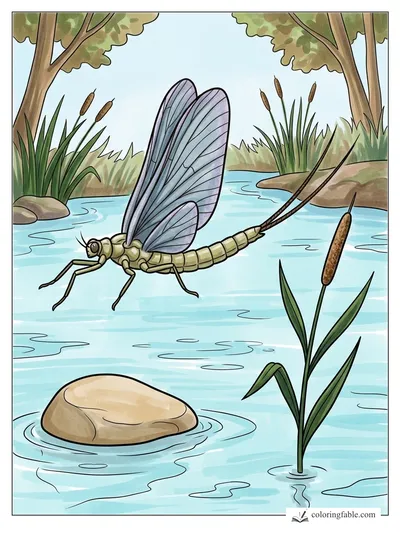 Colored example of this coloring page