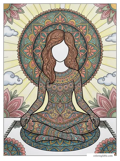 Colored example of this coloring page