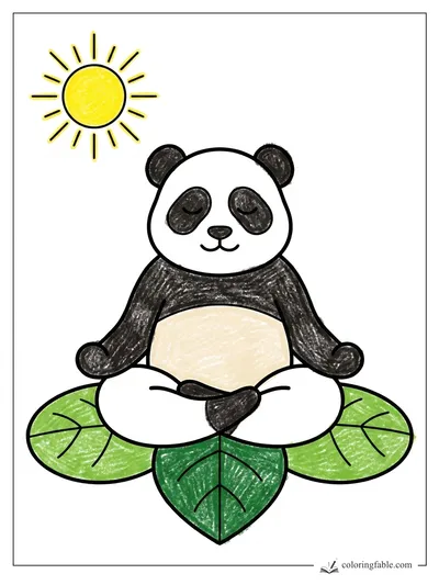Colored example of this coloring page